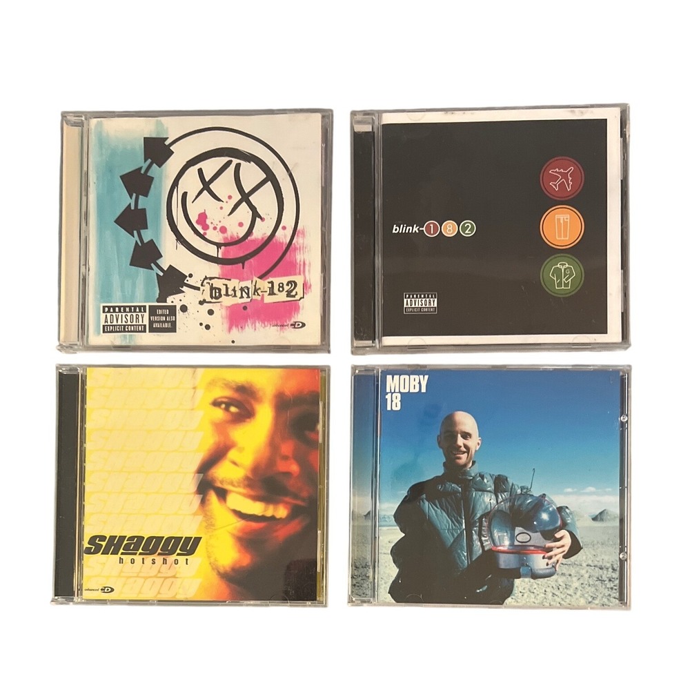 2000s CD Lot Blink 182 Shaggy Moby Pop Punk Alternative